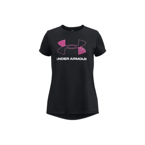 Under Armour Технический черный Kids T-рубашки