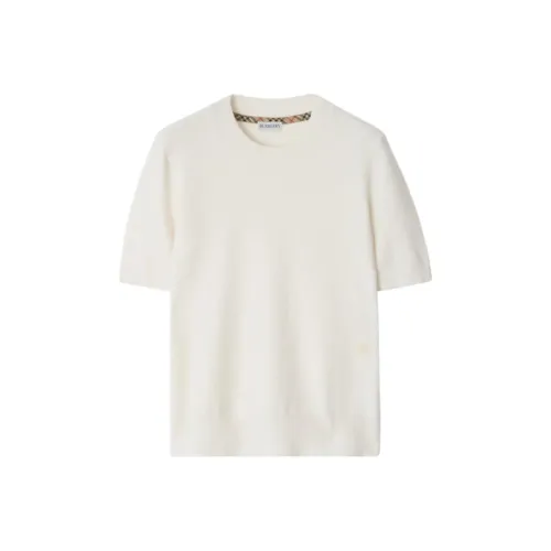 Burberry SS25 Кашемировый свитер Женские Мел