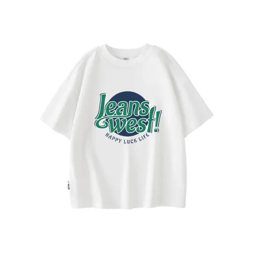 JEANSWEST JNR Белый/J Зеленый Английский язык Детские дошкольные рубашки