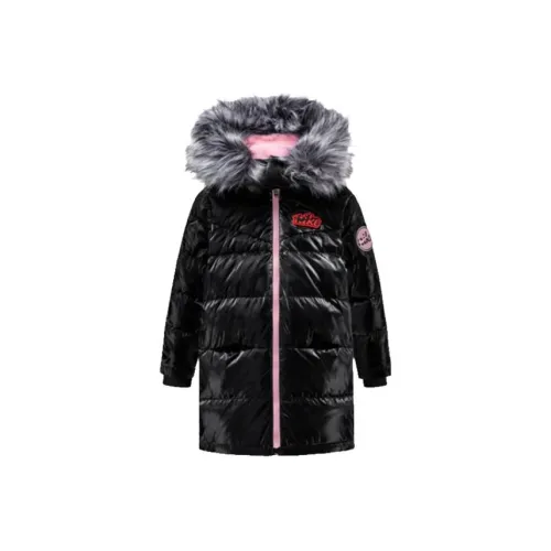 nike Пуховик Глубокий черный для детей 3-7 лет