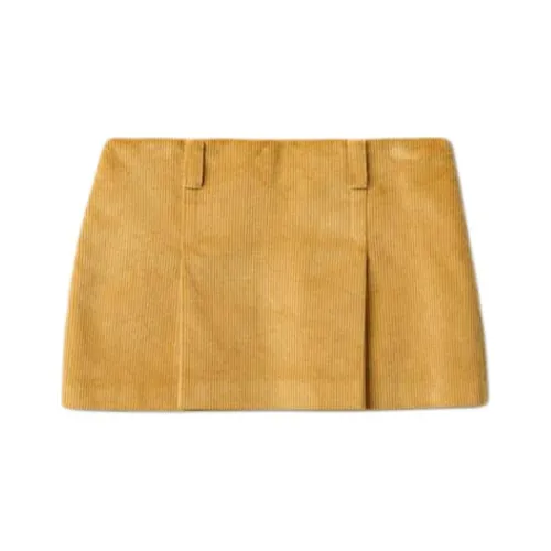 MIU MIU Повседневные короткие юбки Женские Мед