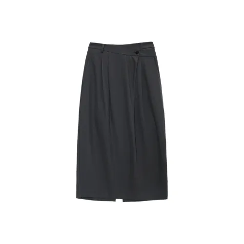 THE SEA LIFE Повседневный Длинный Юбка Женская Clover Серый