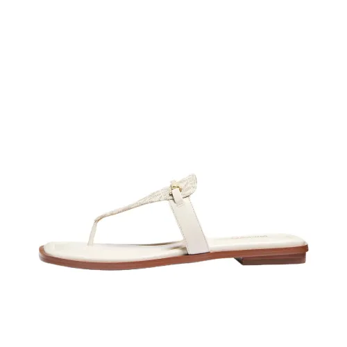 MICHAEL KORS Шлепанцы Женские Кремовые