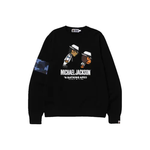 A BATHING APE Bape X Michael Jackson Co Бренд Детский Свитшоты
