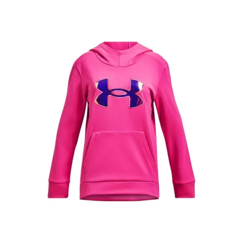 Under Armour Детская одежда Fleece® Радужный Big Logo Толстовка Hoodie Детский Розовый