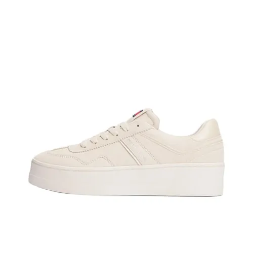 Tommy Hilfiger TRAINERS Greenwich Устойчивые к истиранию Низкие Кроссовки для скейтбординга Женские Бежевые