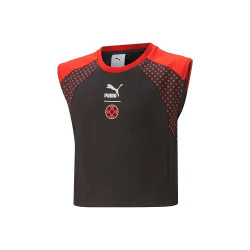 PUMA x MIRACULOUS Коллаборация T-рубашка SANS с короткими рукавами детская красная