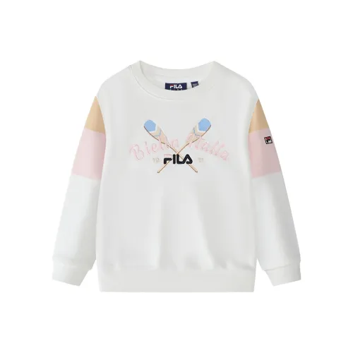 FILA KIDS Толстовка Стандартная Белая для Детей Возраст 3-7 лет