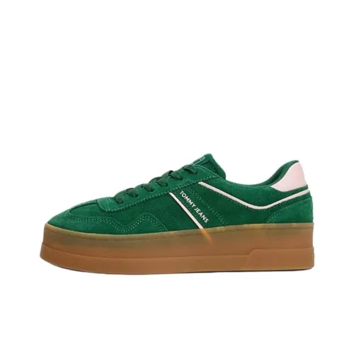 Tommy Hilfiger TRAINERS Скейтборд Кроссовки Низкие Зеленые Женские