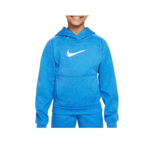 Nike Детская одежда Therma Форма Пуловер Толстовка Синий Детский