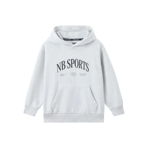 New Balance совместный бренд Толстовка Светло-серый Дети Возраст 3-7 лет