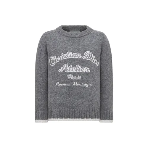 DIOR Ежеквартальные Новые Продукты Серый Kids Свитеры