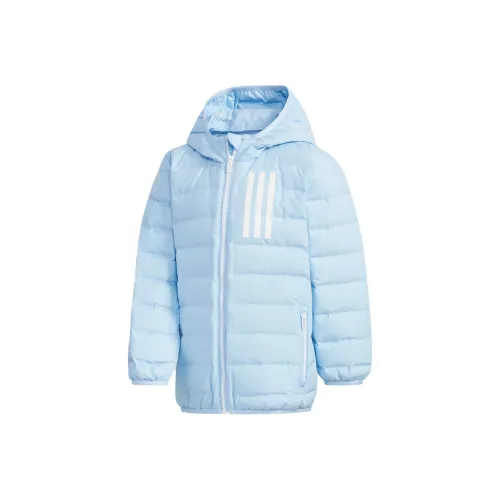 Adidas Down Jacket Ярко-синий Белый Подростки