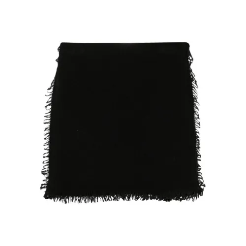 Semicouture SS24 Повседневные короткие юбки Женские Черный