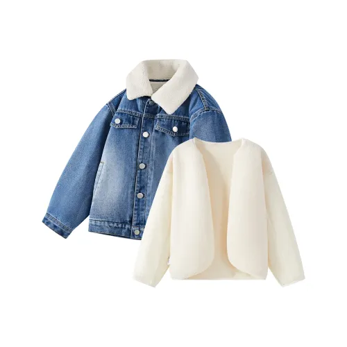 Disney Джинсовый синий Детские Куртки