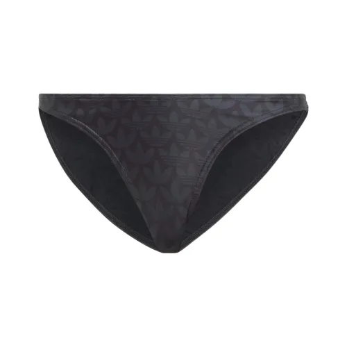Adidas Monogram Bikini Bottoms Плавательные шорты Женские Черные