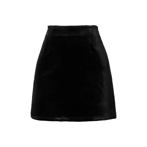 MM Повседневные короткие юбки Женские Черный