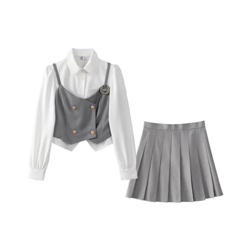 9 Кошачьих Лакомства для Кошек Плиссированная Юбка UNIFORM Набор Женские