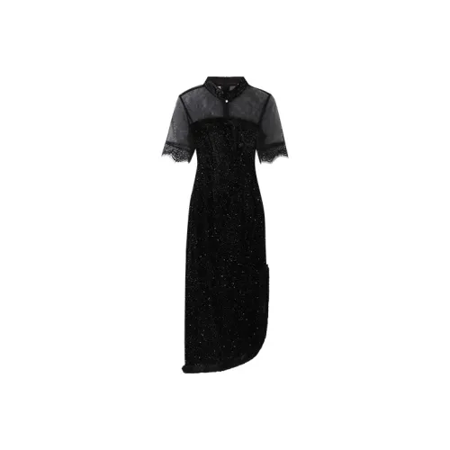 JINYE ORIENTAL Черное Женское Вечернее Платье