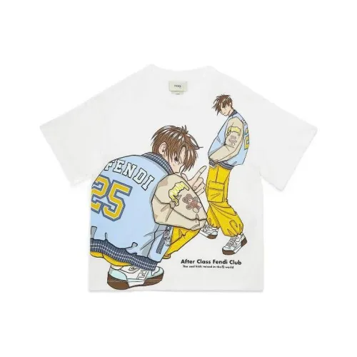 FENDI Белая Kids T-рубашка
