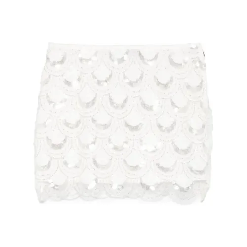 Rotate Повседневные короткие юбки Женские Белые