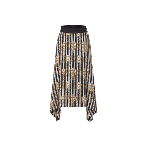 LOUIS VUITTON Повседневная длинная юбка женская многоцветная