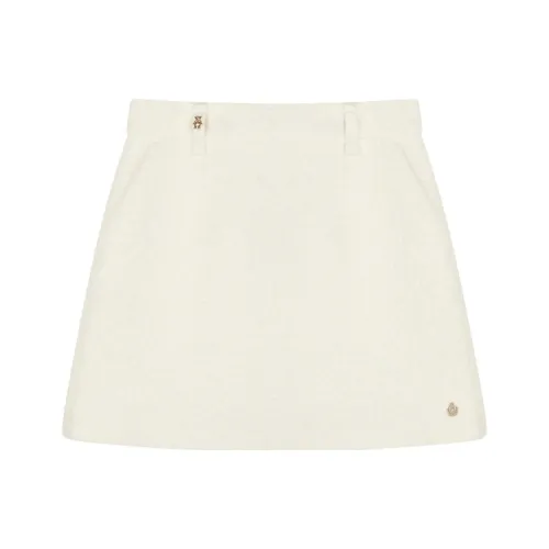 Teenie Weenie Повседневные короткие юбки Женские цвет слоновая кость