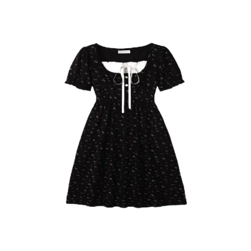 ABBY GODDESS Короткое платье с короткими рукавами женское
