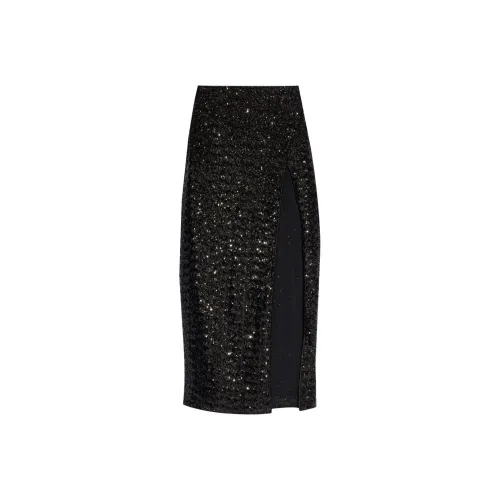 Oséree SS24 Повседневный Длинный Юбка Женские Ink Black