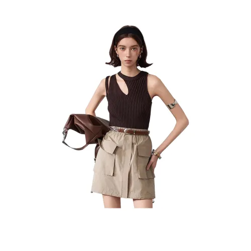 JORYAweekend Повседневные короткие юбки Женские Хаки