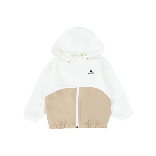 Adidas Куртки Пальто Белый Дети Возраст 3-7 Лет