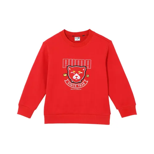 PUMA Red Kids Свитшоты