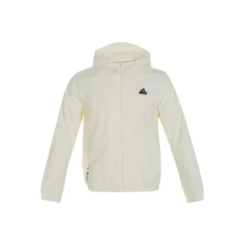Adidas Слоновая кость Kids Куртки