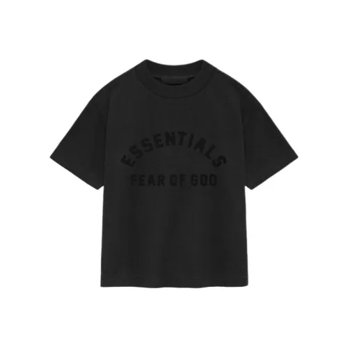 Fear Of God Essentials T-рубашка SS24 Kids Essentials S S tee Черный Темно-деревянный черный Черный Детский