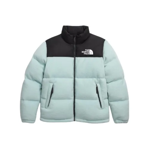 The North Face Пуховик Nuptse FW24 Черный Светло-Синий Подростковый
