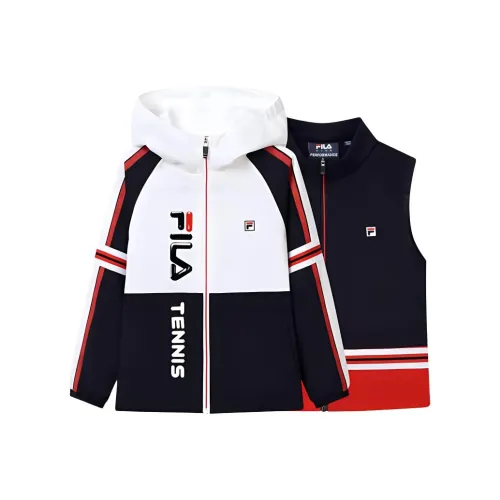 FILA KIDS Нефритовый белый Детские дошкольные куртки