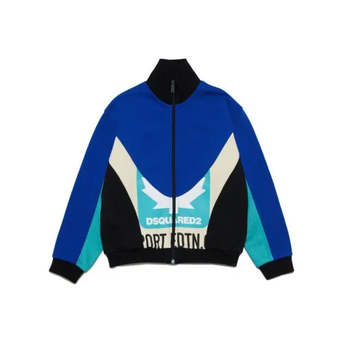 DSQUARED 2 SS24 Свитшот Детский Железо Синий