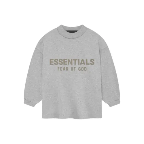 Fear Of God Essentials T-Shirt Светлый Меланжевый GREY Детский