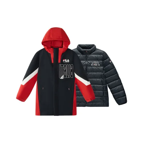 FILA KIDS Feile Пуховик Легенда Синий Подростки