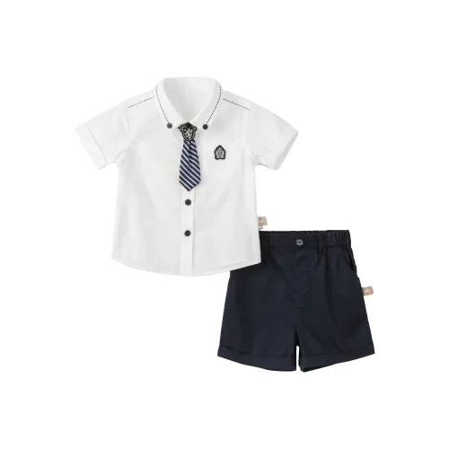 DAVE BELLA Повседневная рубашка белый детский