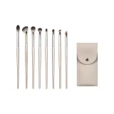 8 шт. Позолоченные кисти для макияжа [Портативная сумка для кистей]