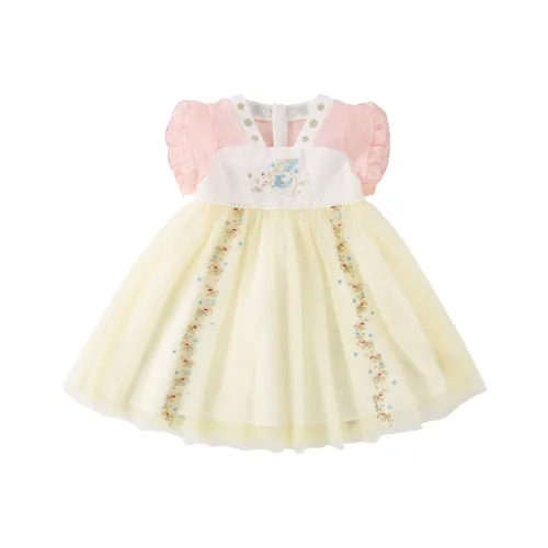 DAVE BELLA Детское платье из серии From The Eastern Series SS23 Желтое