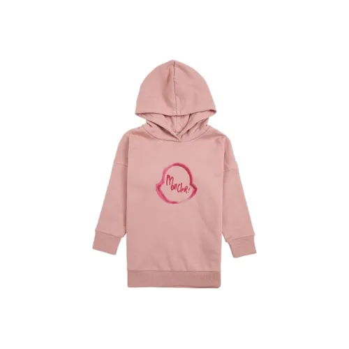 Moncler Розовые Платья для Девочек
