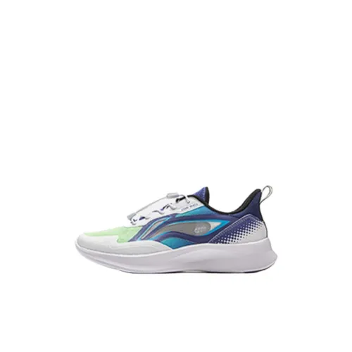 LINING YOUNG Sports Life Collection Детская Повседневная Обувь Низкий Верх Стандартный Белый/Shadow Фиолетовый Синий/Time And Космический Синий Kids