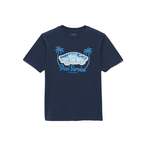 Vans Детская одежда Pool Service T-рубашка T-рубашка Синий Детский