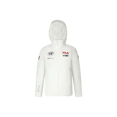 FILA белый Нефритовый Женская лыжная куртка