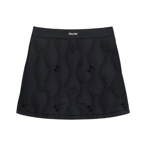 UNIFREE Повседневные короткие юбки Женские Черный