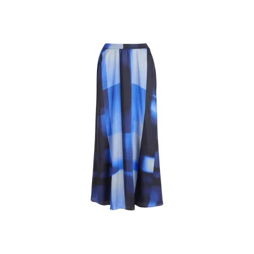 EMPORIO ARMANI Повседневный Длинный Юбка Женские Синий