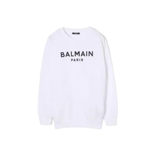 BALMAIN Белый Kids Свитшоты