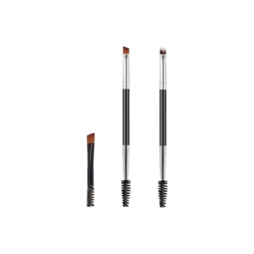 LANSIYI Двойная головка Большой и Маленький Набор щеток для бровей Мягкий и Дружественный к коже 3 штуки в упаковке
